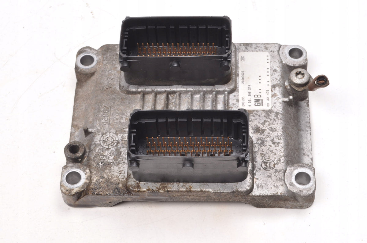 OPEL CORSA C AGILA A 1.2 16V 75KM COMPUTER ENGINE DRIVER 09164475