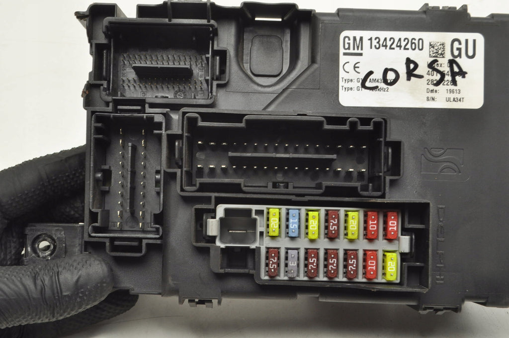 OPEL CORSA D BOX MODULE BSI 13424260