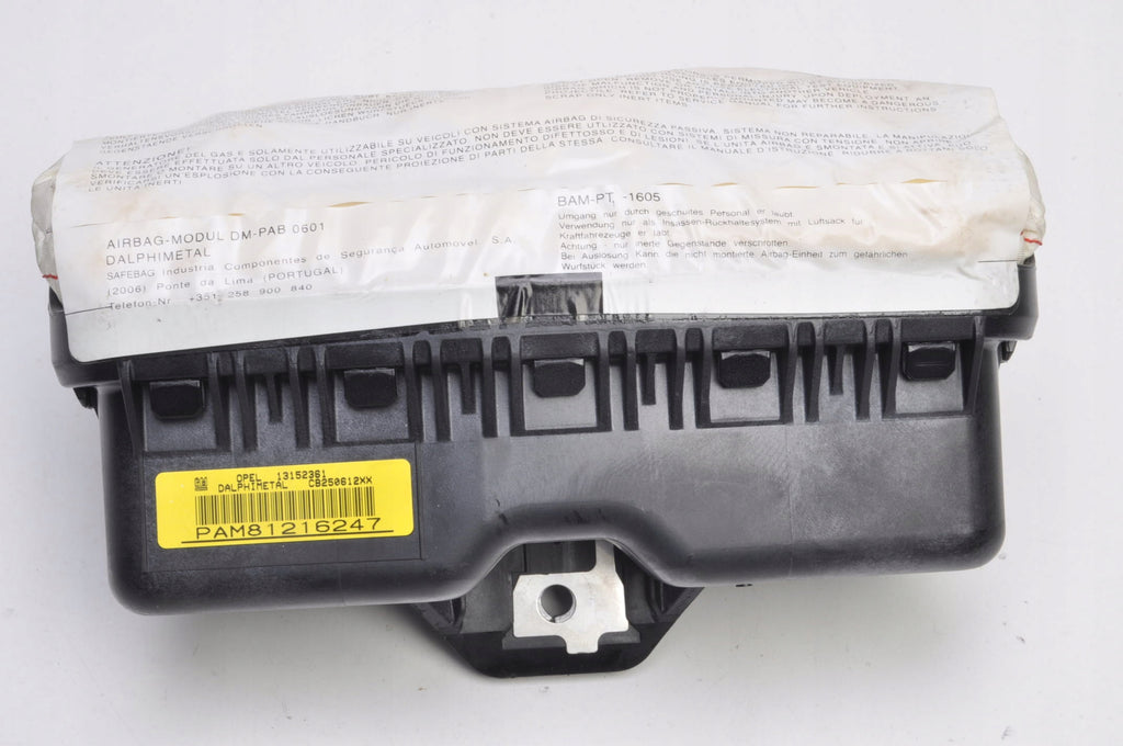 OPEL CORSA D PASSENGER AIRBAG 13152361