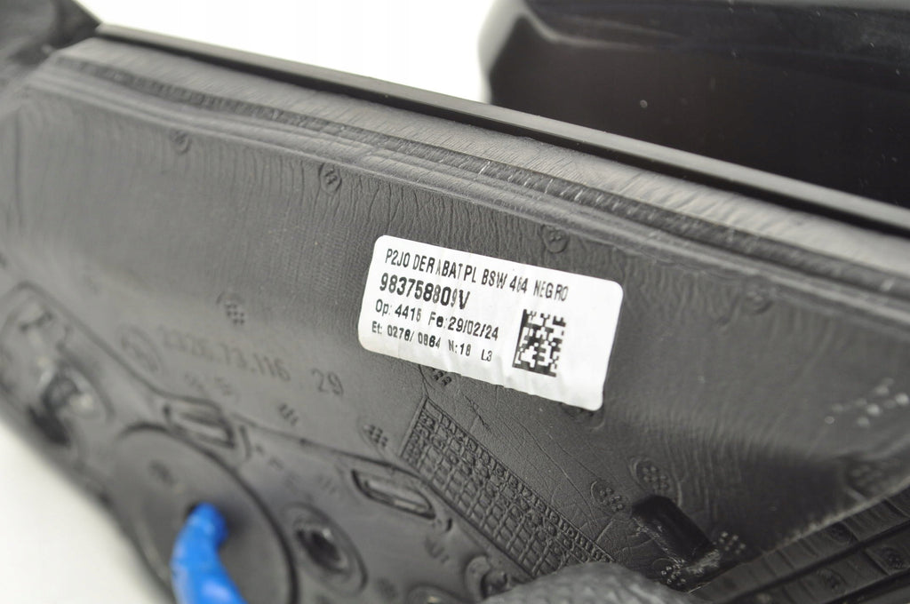 OPEL CORSA F MIRROR RIGHT 983758809V 4+10 PIN PAINT CODE KTV ENGLISH
