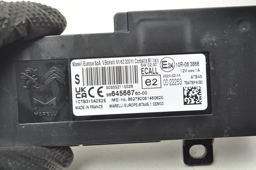 OPEL CORSA F Mokka B Grandland X BLUETOOTH 9864566780 MODULE