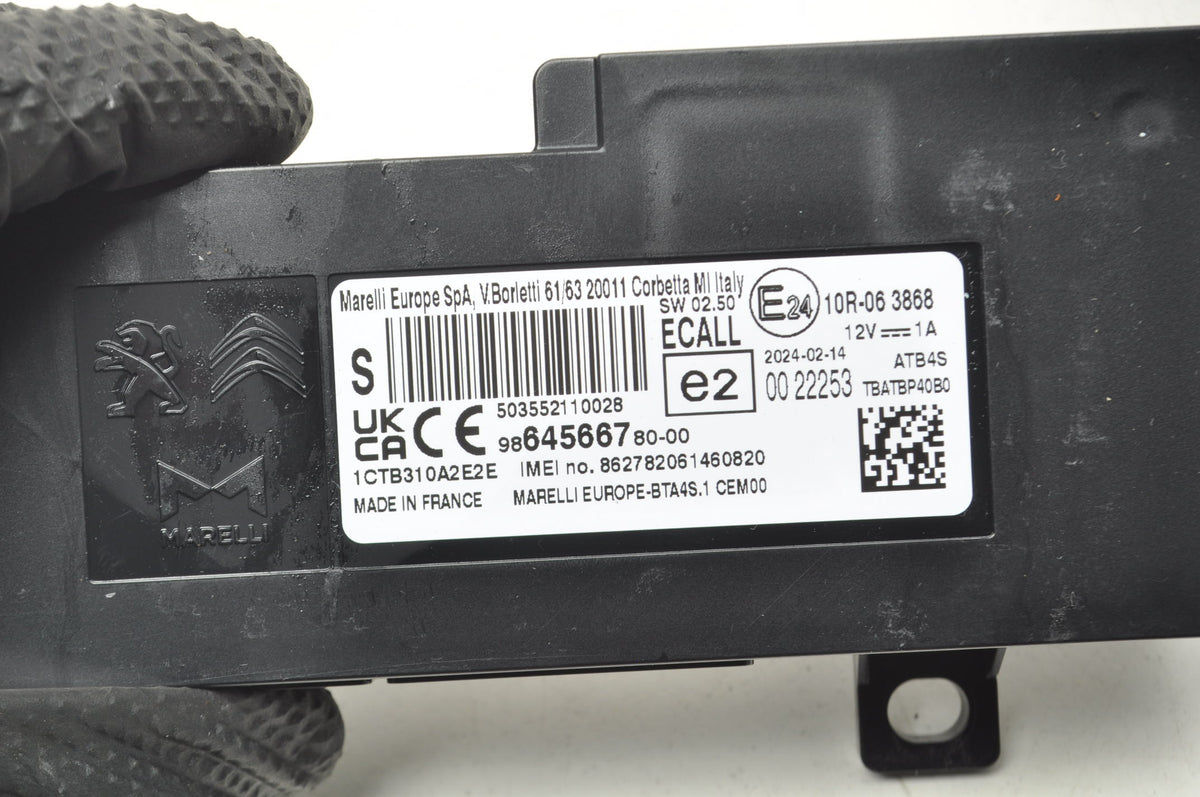 OPEL CORSA F Mokka B Grandland X BLUETOOTH 9864566780 MODULE