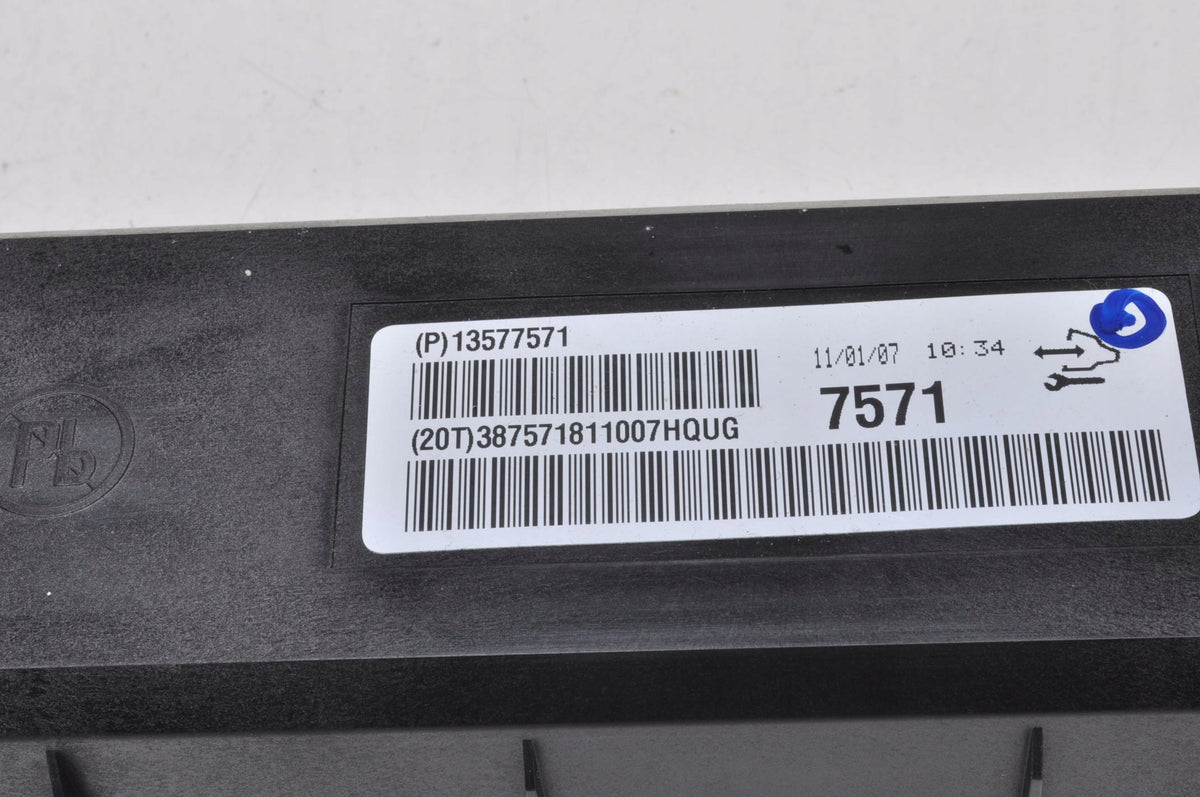 OPEL INSIGNIA AND AIR SUPPLY CONTROLLER MODULE 13577571