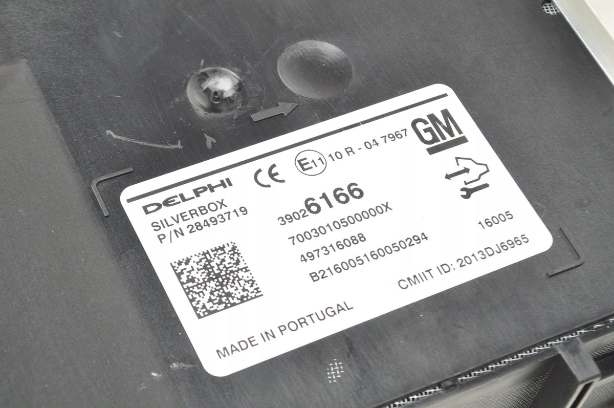 OPEL INSIGNIA AND CONTROLLER NAVIGATION MODULE 39026166