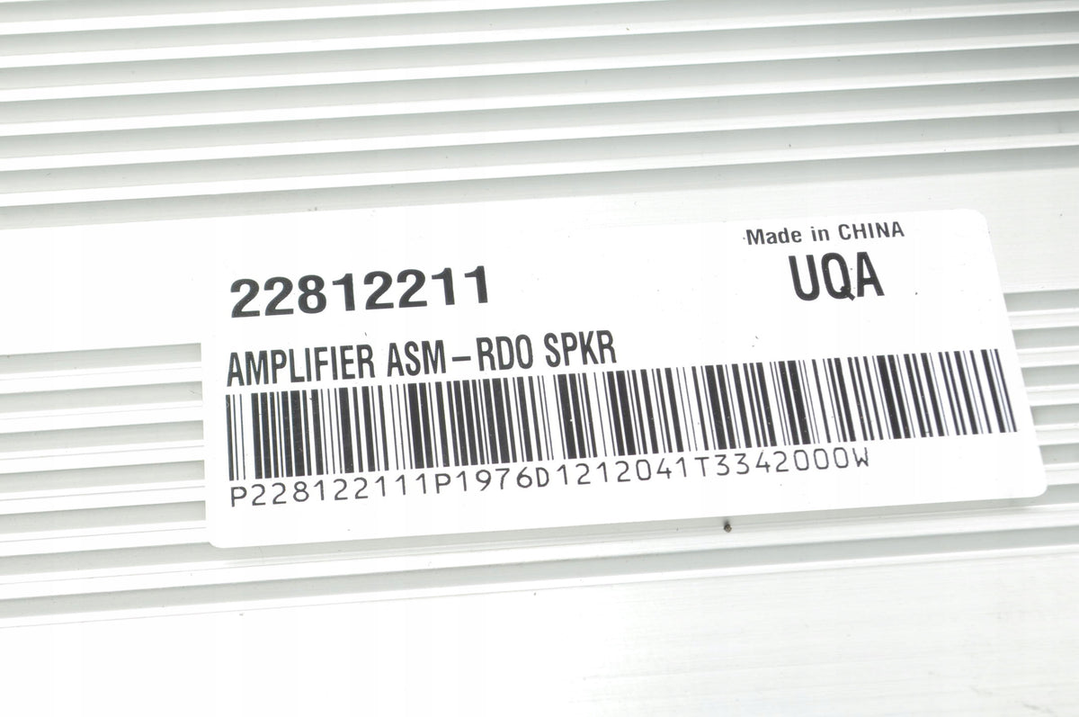 OPEL INSIGNIA AND RADIO AMPLIFIER 22812211