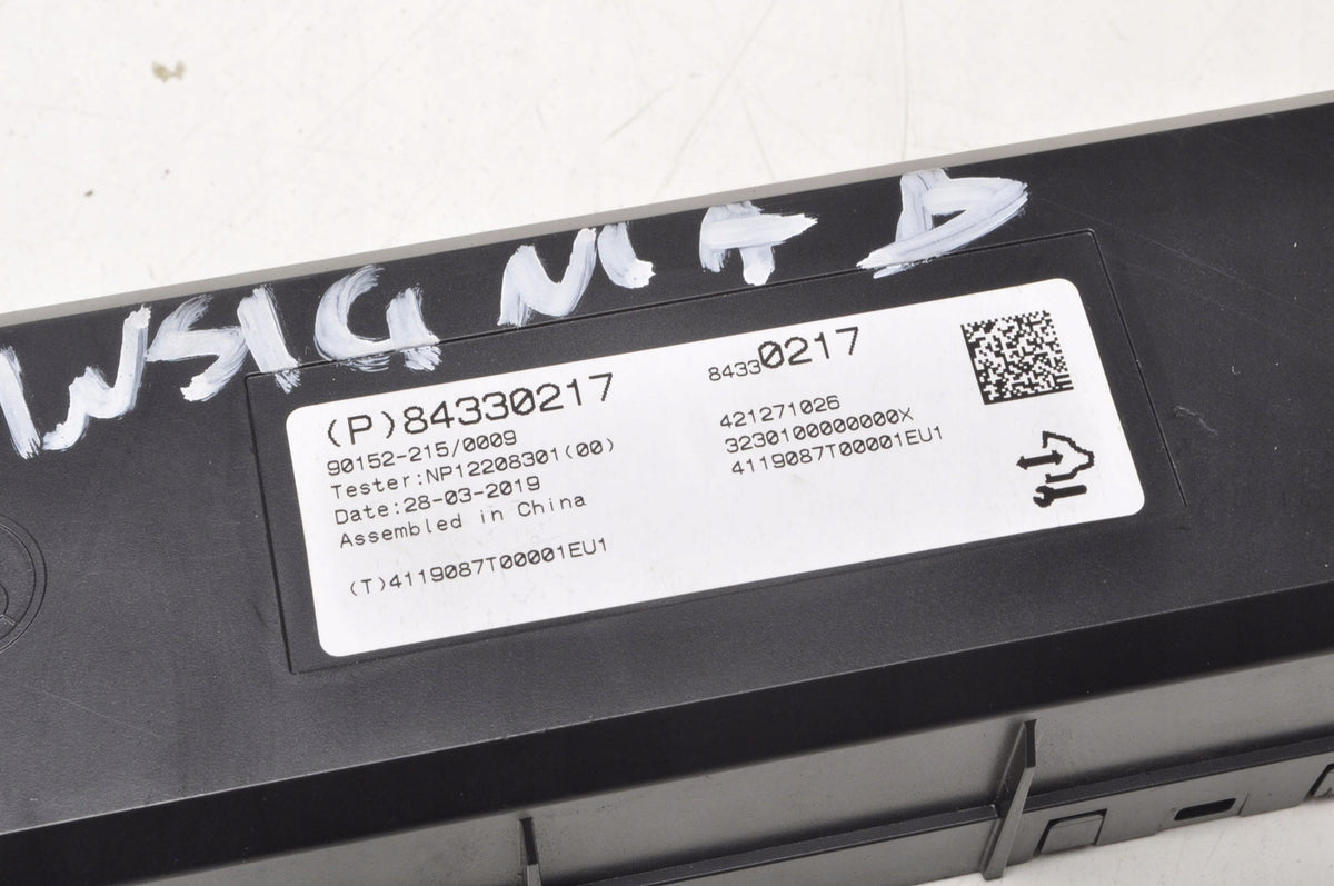 OPEL INSIGNIA B AIR CONDITIONING CONTROLLER 84330217