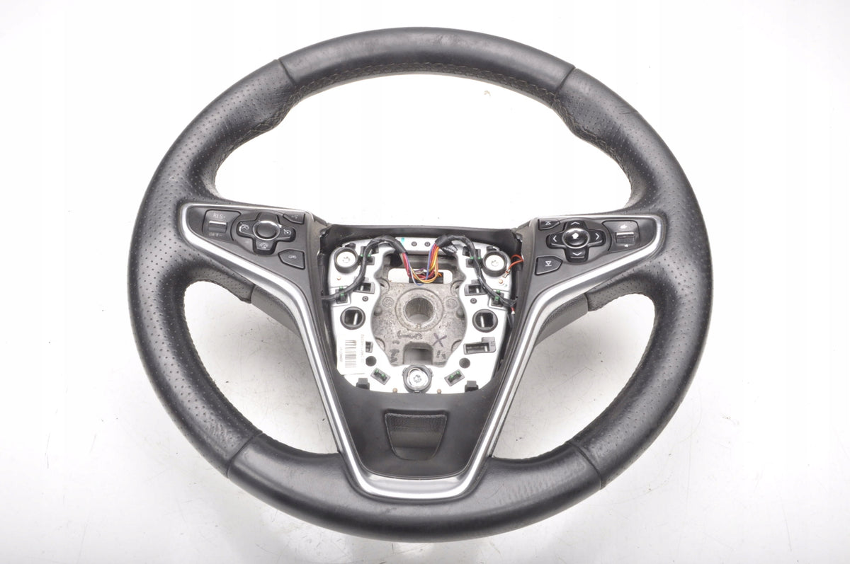 OPEL INSIGNIA LIFT STEERING WHEEL LEATHER MULTI 22992741