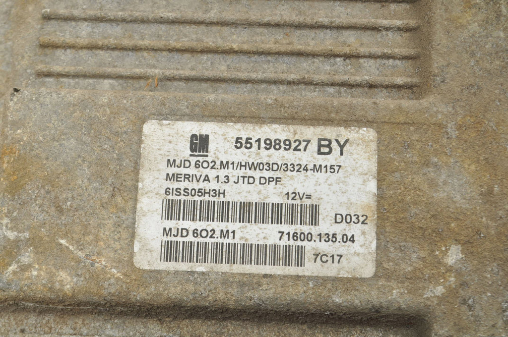 OPEL MERIVA A 1.3 CDTI COMPUTER ENGINE DRIVER 55198927