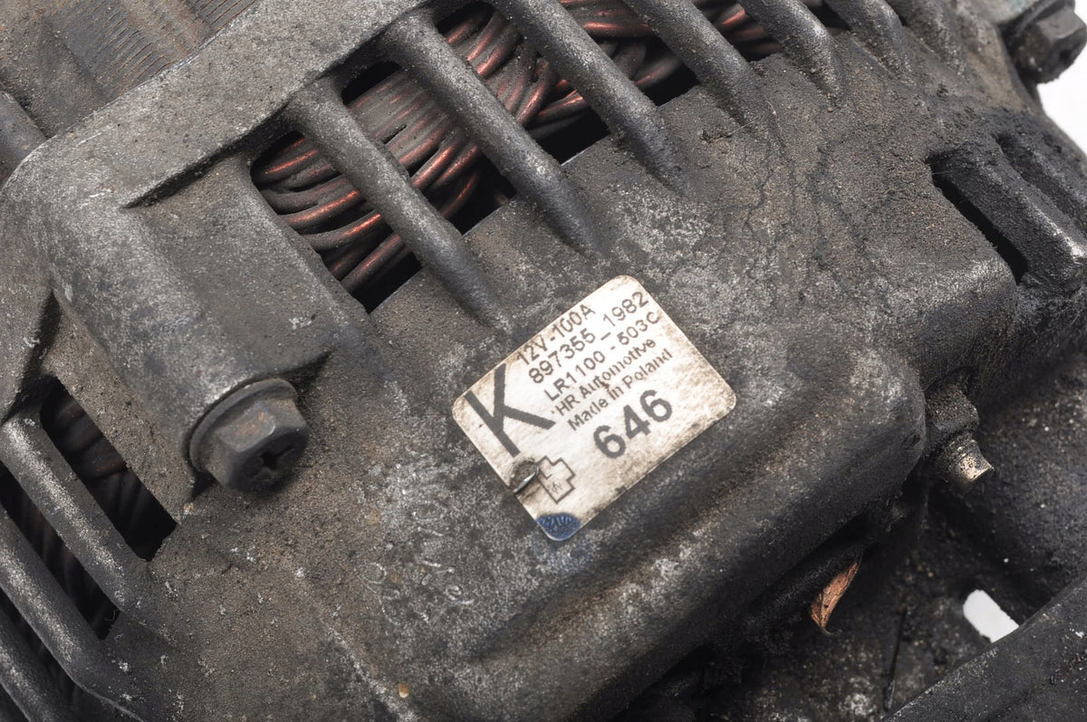 OPEL MERIVA A COMBO C 1.7 CDTI 100HP ALTERNATOR 897355-1982