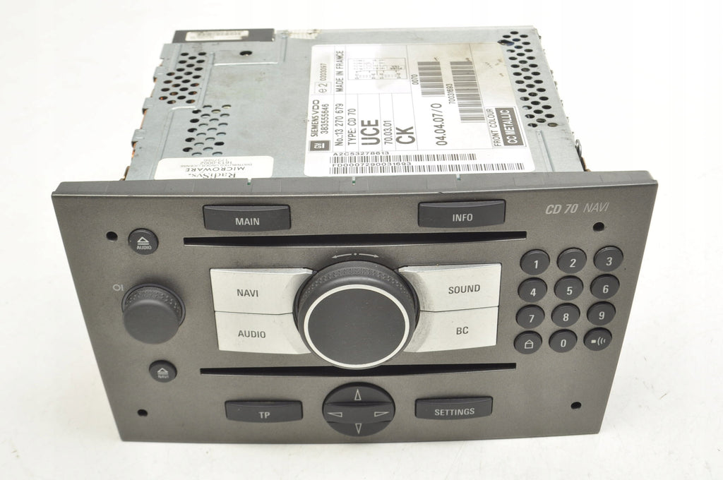 OPEL MERIVA A SIGNUM C RADIO 13270679 CD70 NAVI