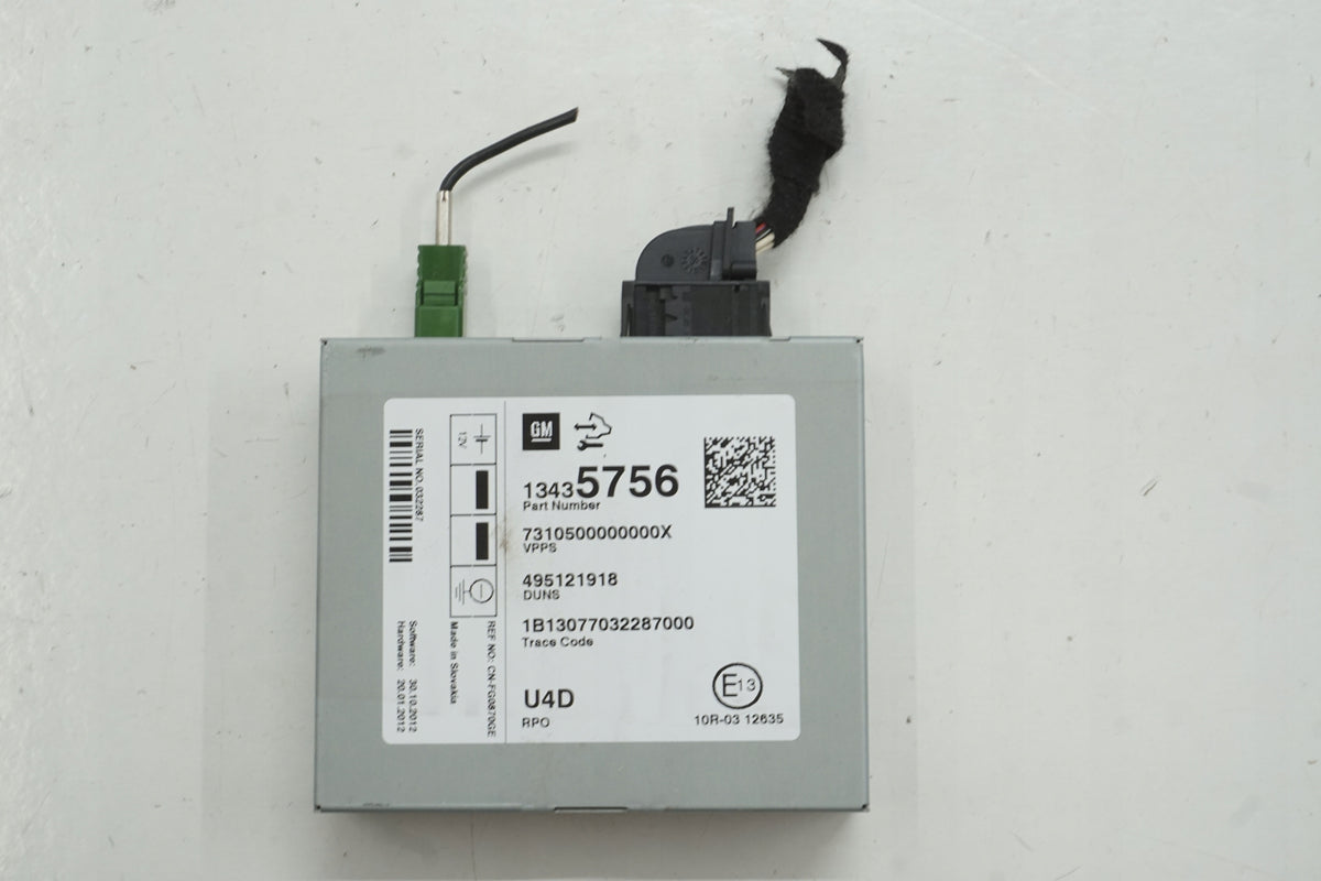 OPEL MOCHA AND RADIO CONTROLLER MODULE 13435756