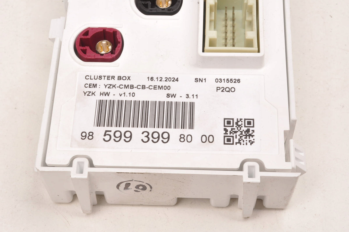 OPEL MOKKA B II DISPLAY CONTROLLER MODULE 2025R 9859939980