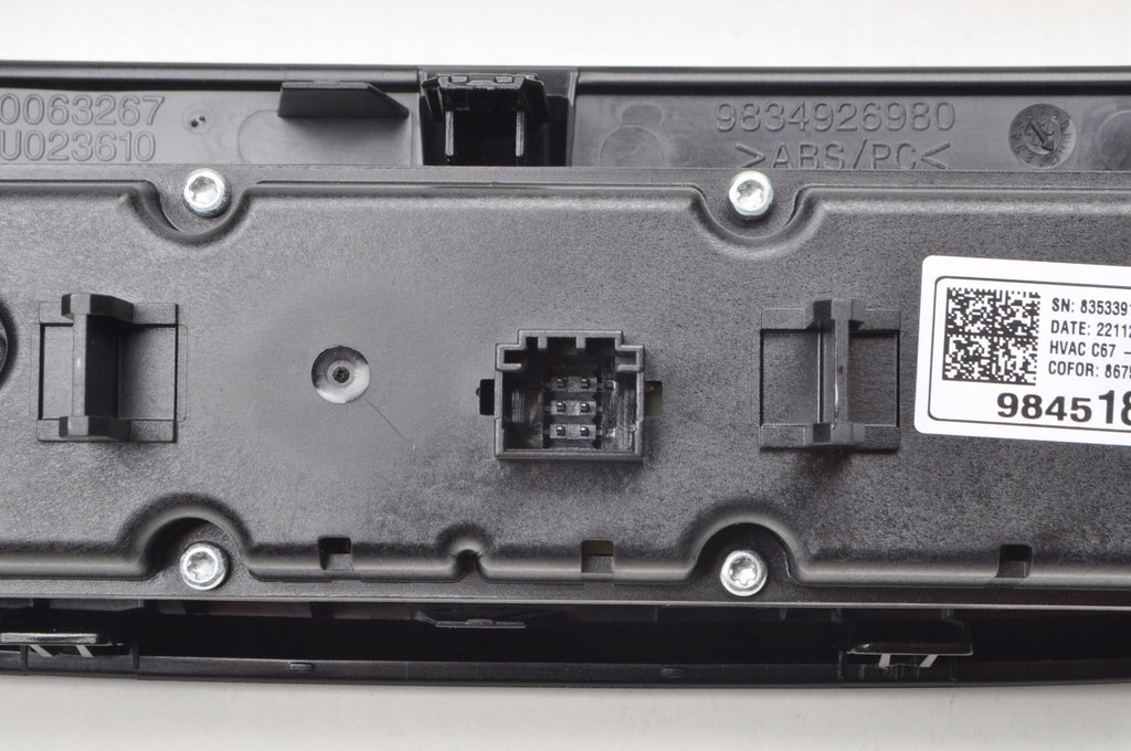 OPEL MOKKA B II PANEL AIR CONDITIONING SWITCH 2023 R 9845184680 FRAME