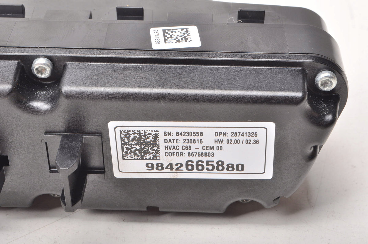 OPEL MOKKA B II PANEL AIR CONDITIONING SWITCH 2023R 9842665880