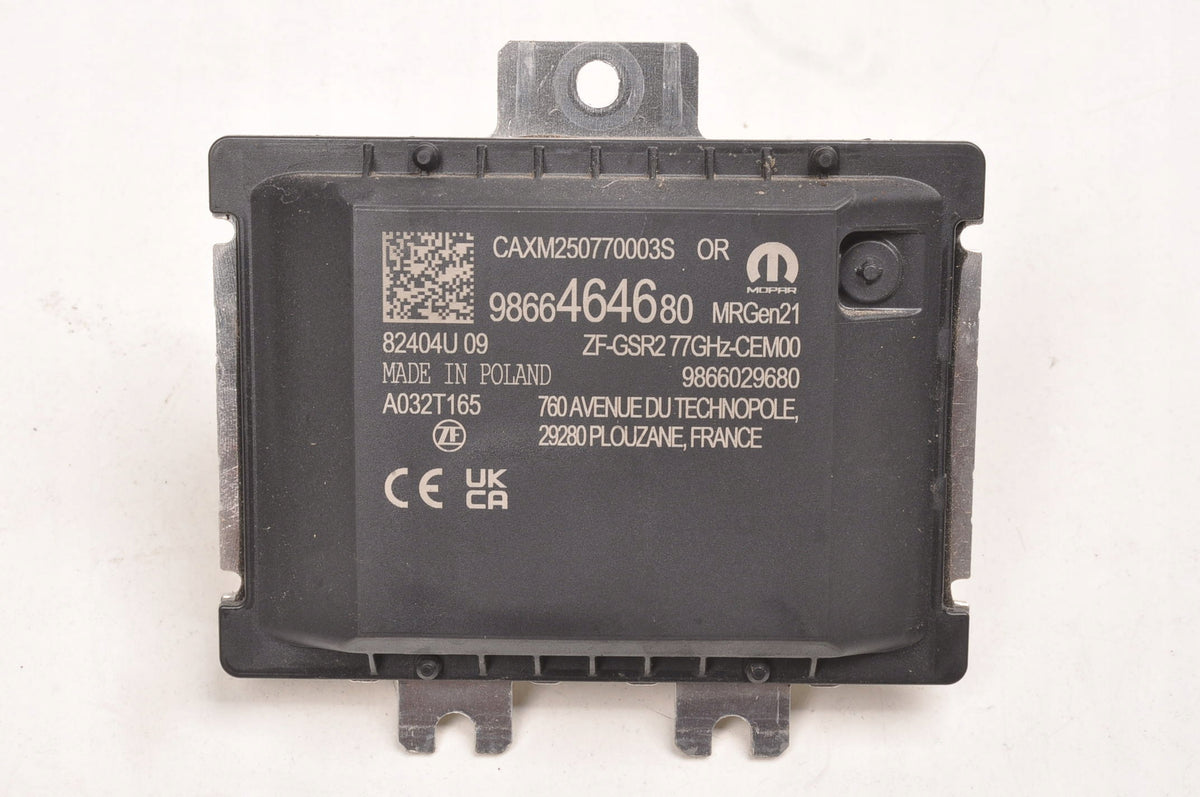 OPEL MOKKA B II RADAR CONTROLLER MODULE LIFT 2025R 9866464680