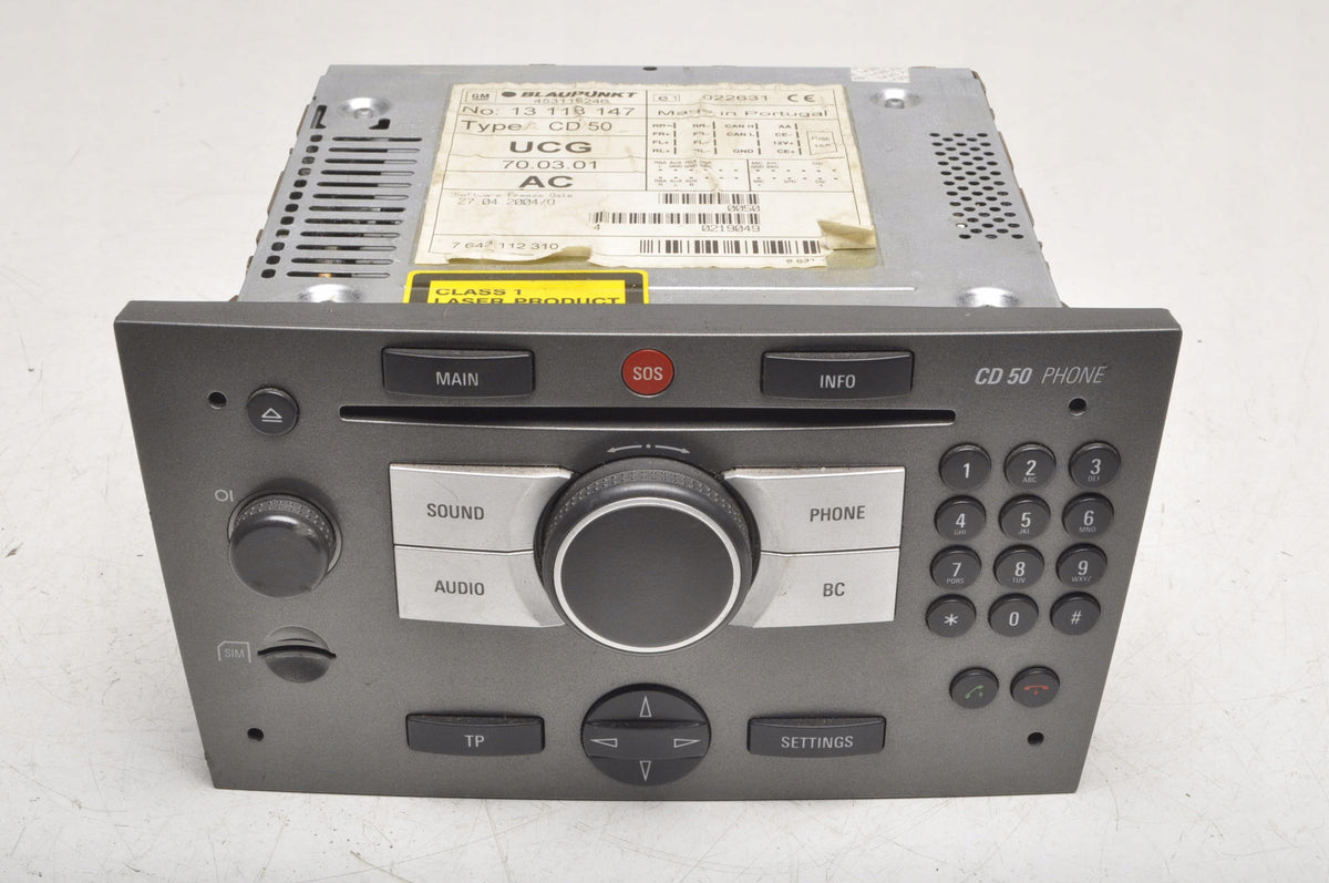 OPEL SIGNUM RADIO 13113147 C50 PHONE