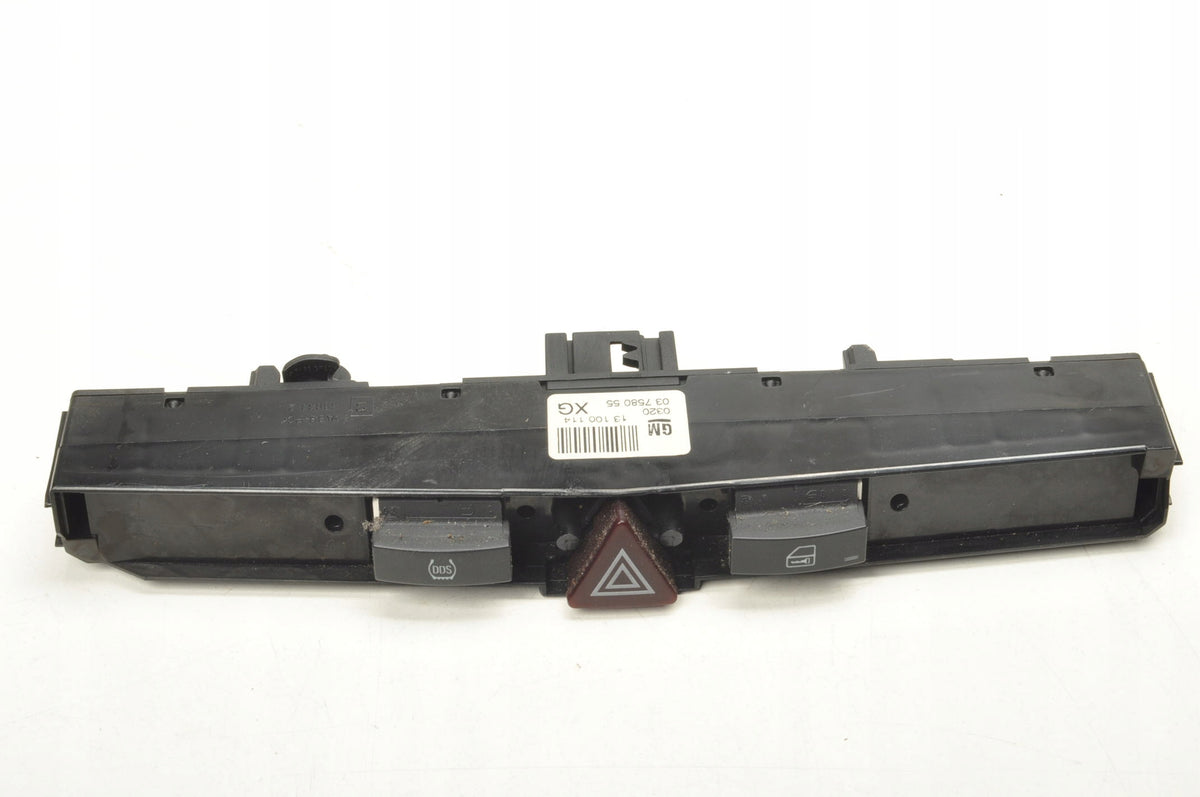 OPEL ZAFIRA B II EMERGENCY LIGHT SWITCH 13100114