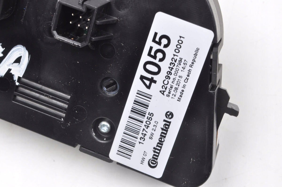 OPEL ZAFIRA C MOCHA AND PANEL AIR CONDITIONING SWITCH 13474055
