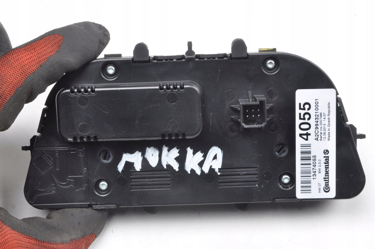 OPEL ZAFIRA C MOCHA AND PANEL AIR CONDITIONING SWITCH 13474055