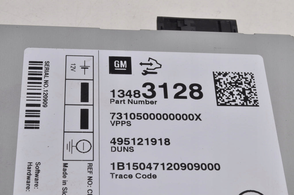 OPEL ZAFIRA III CASTRA J IV MOKKA AND AMPLIFIER RADIO MODULE 13483128
