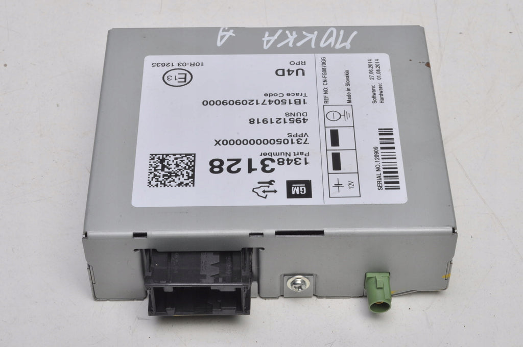 OPEL ZAFIRA III CASTRA J IV MOKKA AND AMPLIFIER RADIO MODULE 13483128