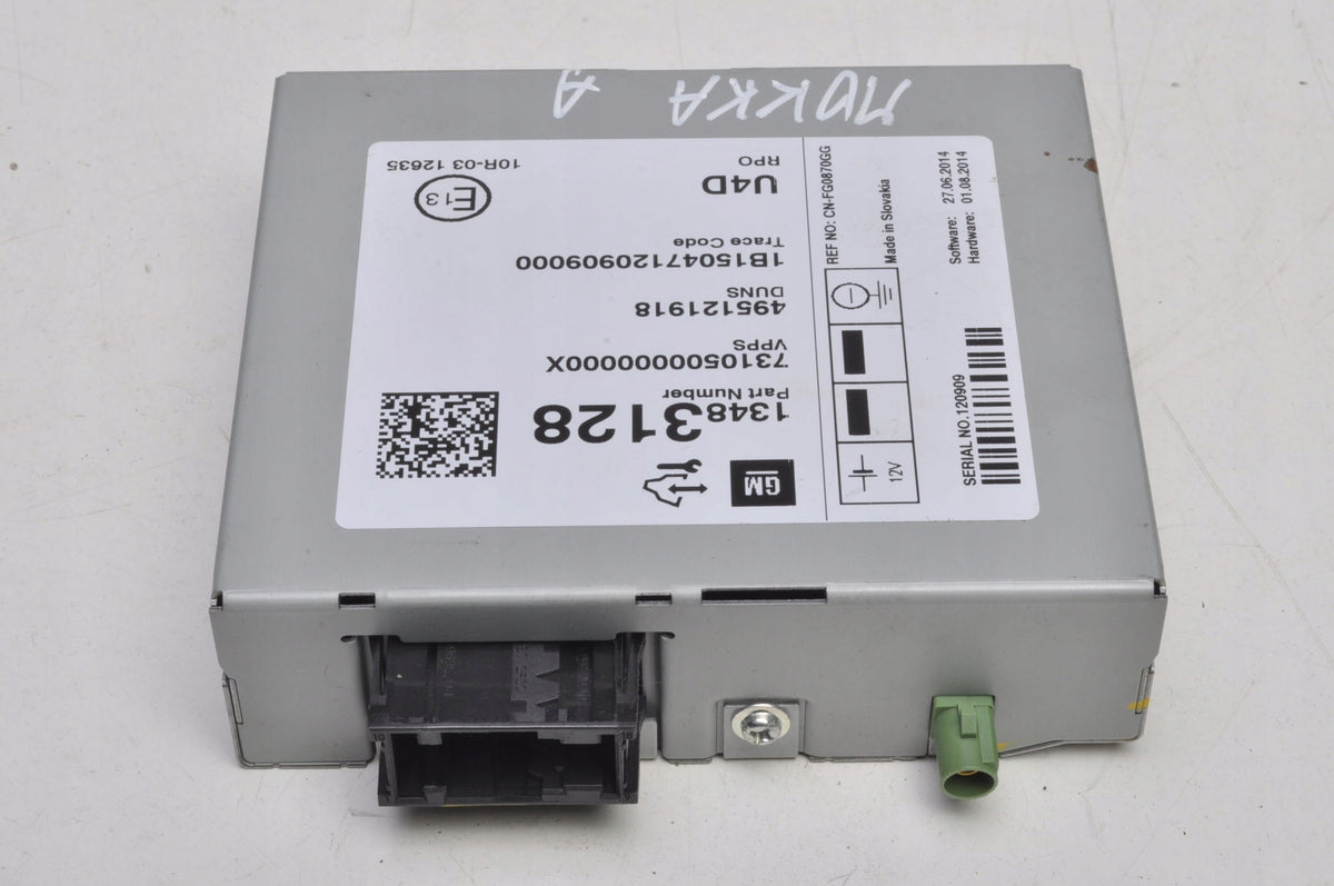 OPEL ZAFIRA III CASTRA J IV MOKKA AND AMPLIFIER RADIO MODULE 13483128