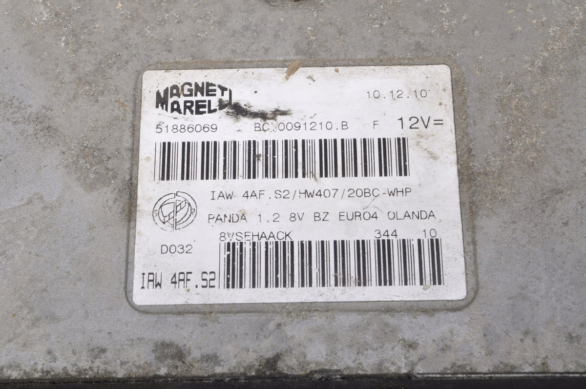 PANDA II 1.2 B ENGINE CONTROLLER 51886069 IAW4AFS2