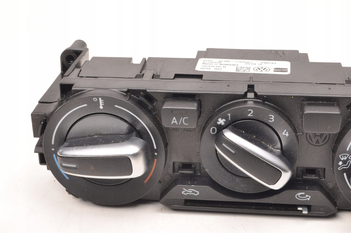 PANEL AIR CONDITIONING SWITCH VOLKSWAGEN UP 1S0820045AE