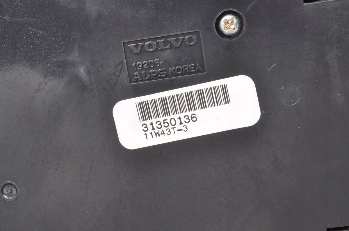 PANEL AIR CONDITIONING SWITCH VOLVO C30 S40 II V50 C70 31350136 LIFT