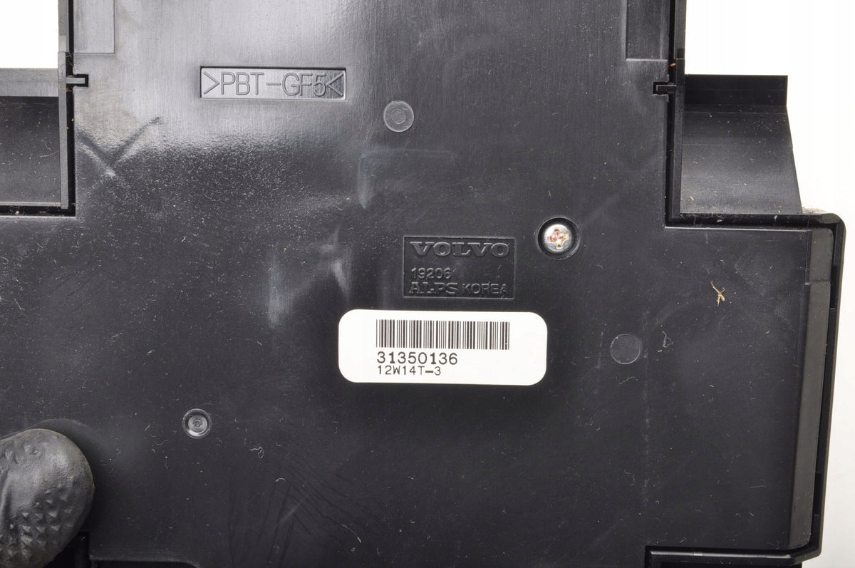 PANEL AIR CONDITIONING SWITCH VOLVO C30 S40 II V50 C70 31350136