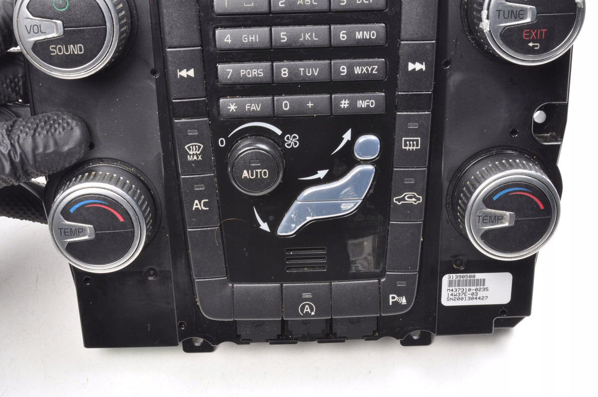 PANEL AIR CONDITIONING SWITCH VOLVO S60 II V60 31398588