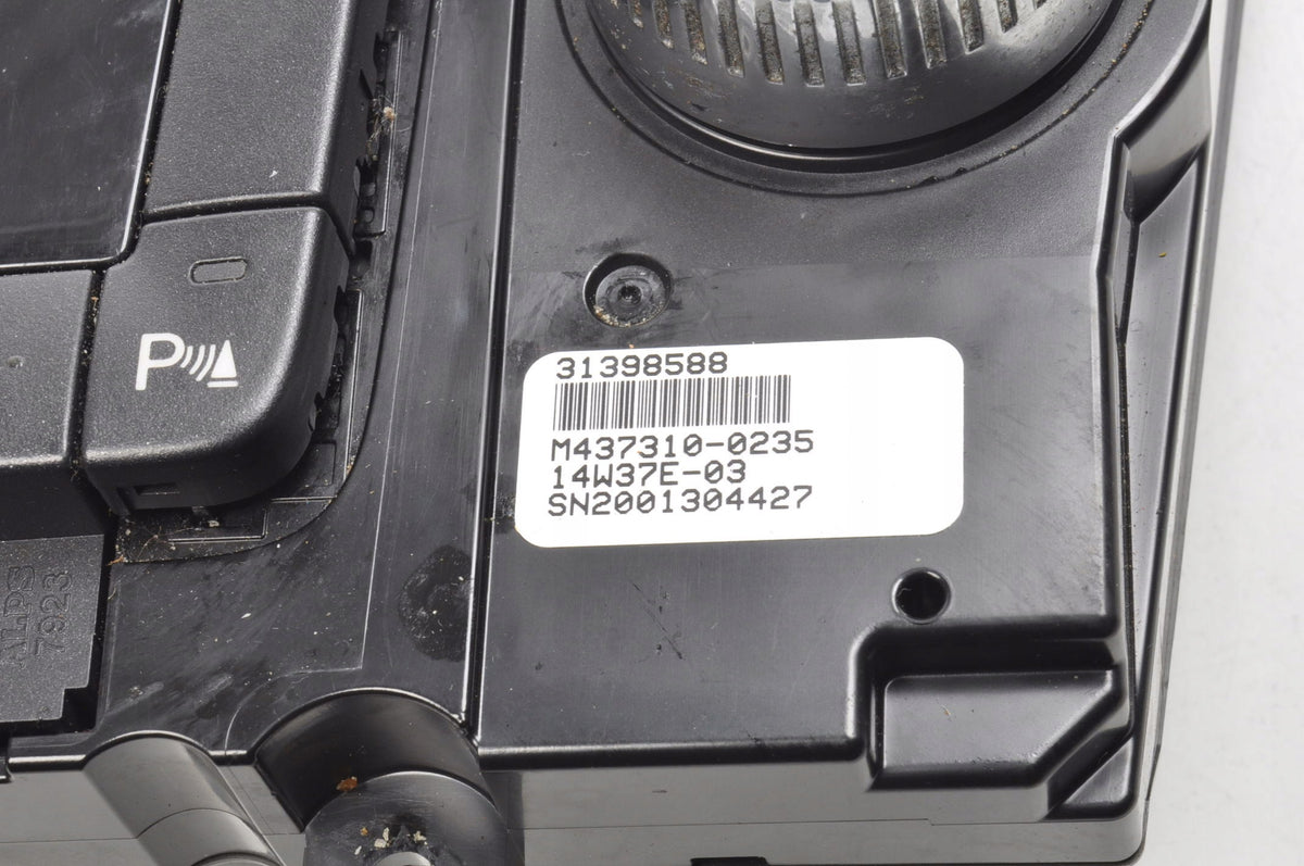 PANEL AIR CONDITIONING SWITCH VOLVO S60 II V60 31398588