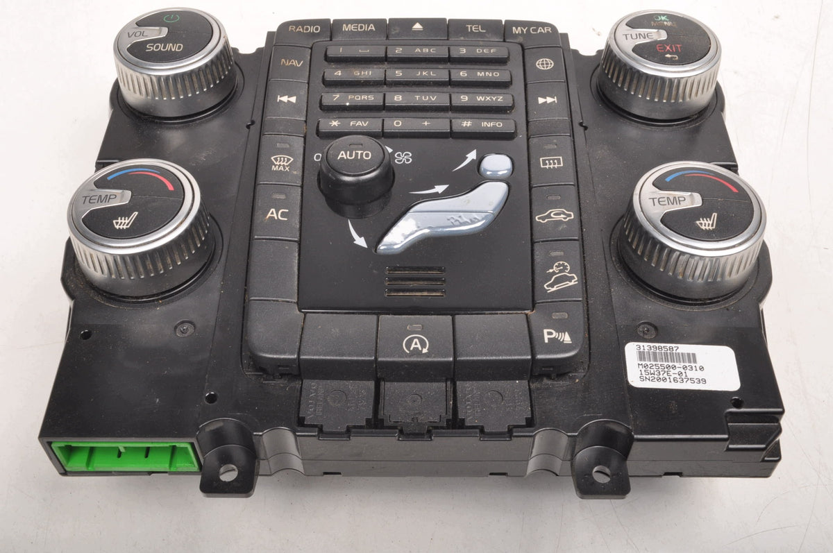 PANEL AIR CONDITIONING SWITCH VOLVO S60 II V60 XC60 AND 31398587