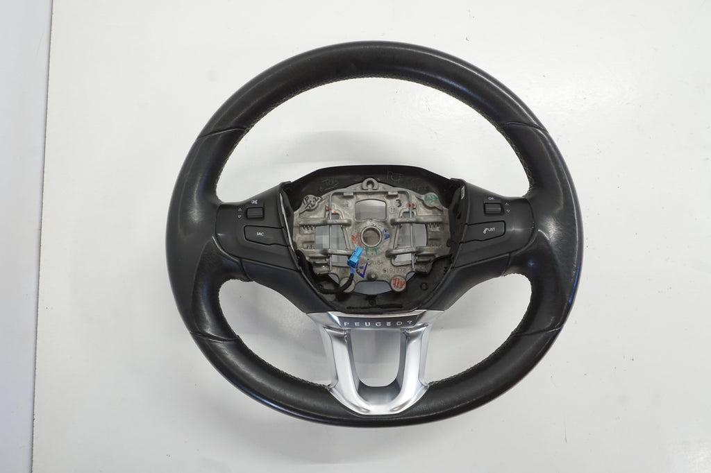 PEUGEOT 2008 AND 13-16R STEERING WHEEL LEATHER MULTIFUNCTION 96750123ZD