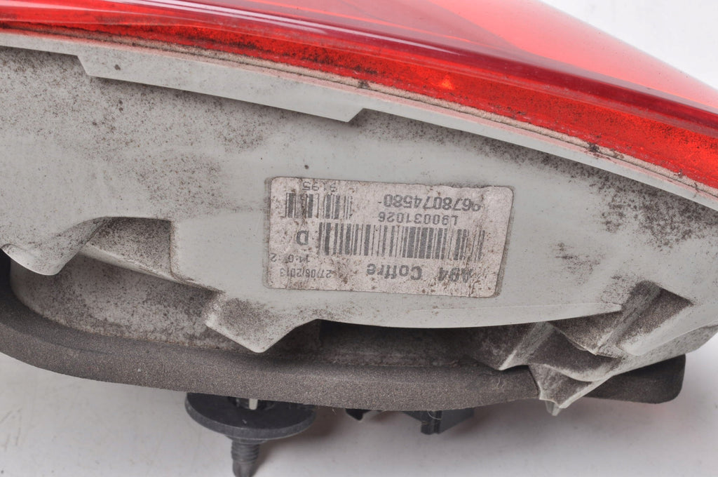 PEUGEOT 2008 AND LAMP RIGHT REAR FLAP 9678074580