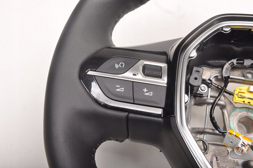 PEUGEOT 2008 II LIFT MULTIFUNCTION LEATHER STEERING WHEEL 98548457ZD