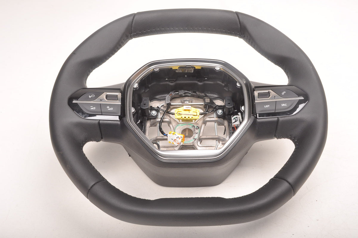 PEUGEOT 2008 II LIFT MULTIFUNCTION LEATHER STEERING WHEEL 98548457ZD