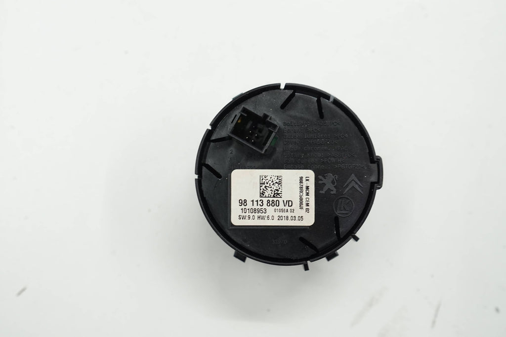 PEUGEOT 3008 II 18R BUTTON DRIVING MODE KNOB 98113880VD