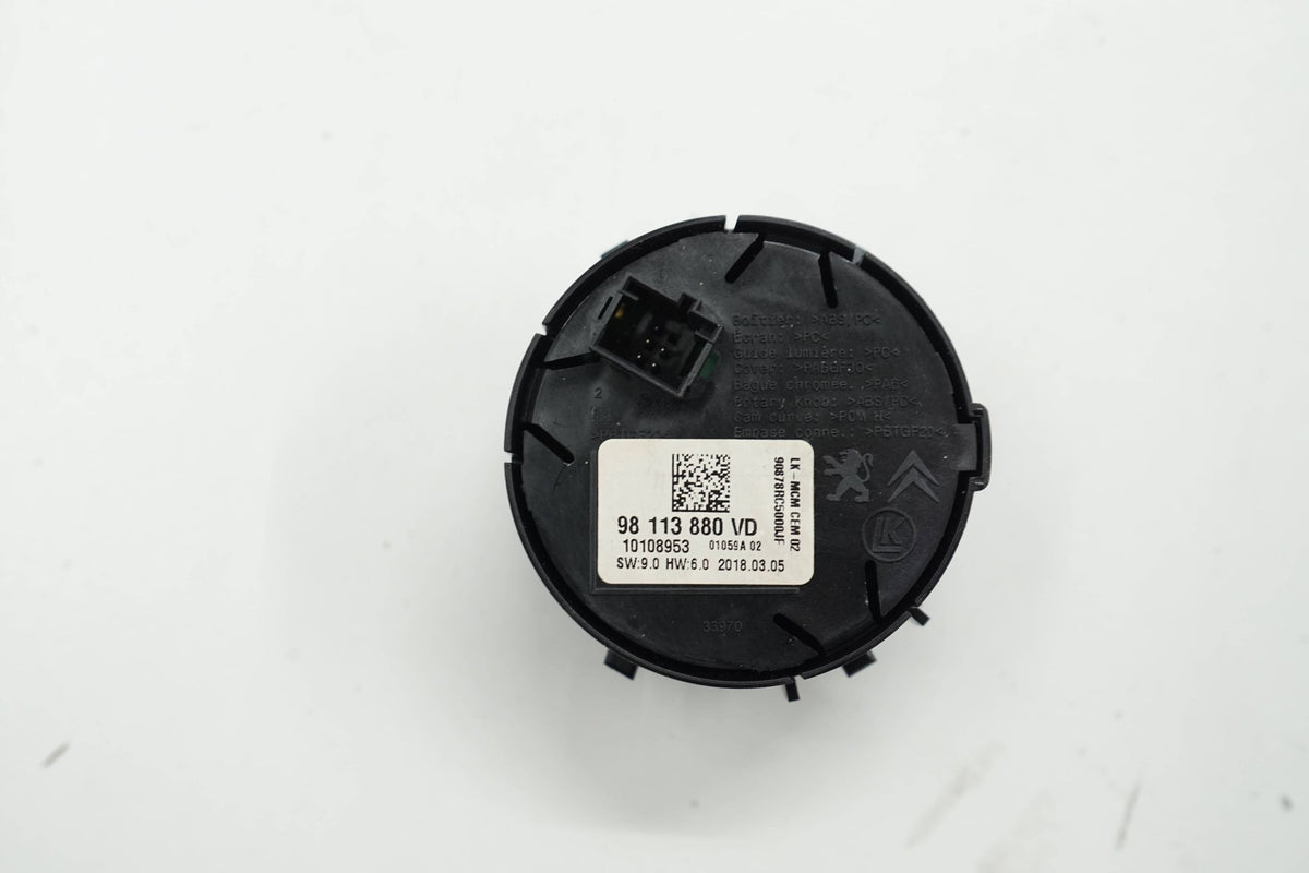 PEUGEOT 3008 II 18R BUTTON DRIVING MODE KNOB 98113880VD