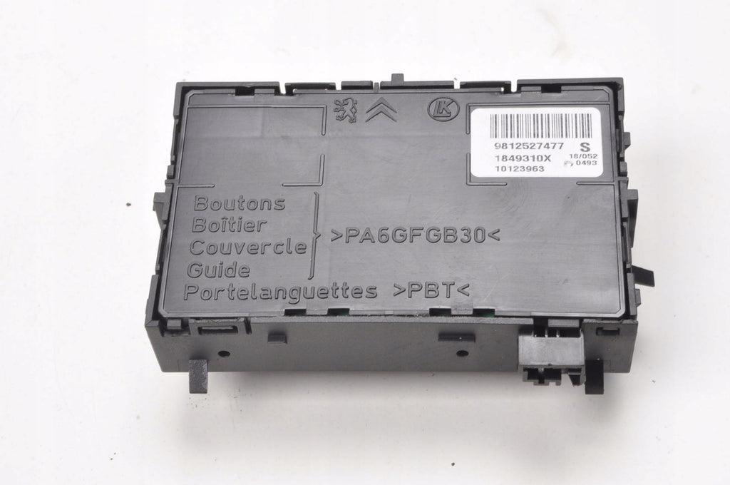 PEUGEOT 3008 II SEAT ADJUSTMENT PANEL RIGHT 9812527477