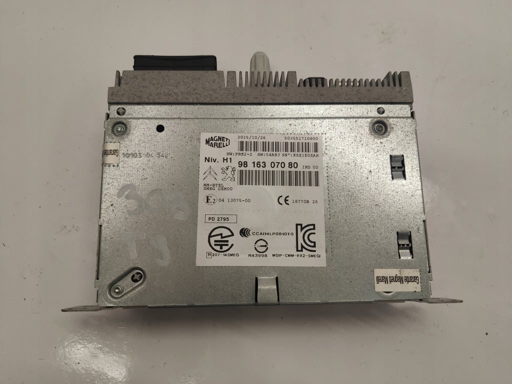 PEUGEOT 308 T9 RADIO NAVIGATION GPS 9816307080