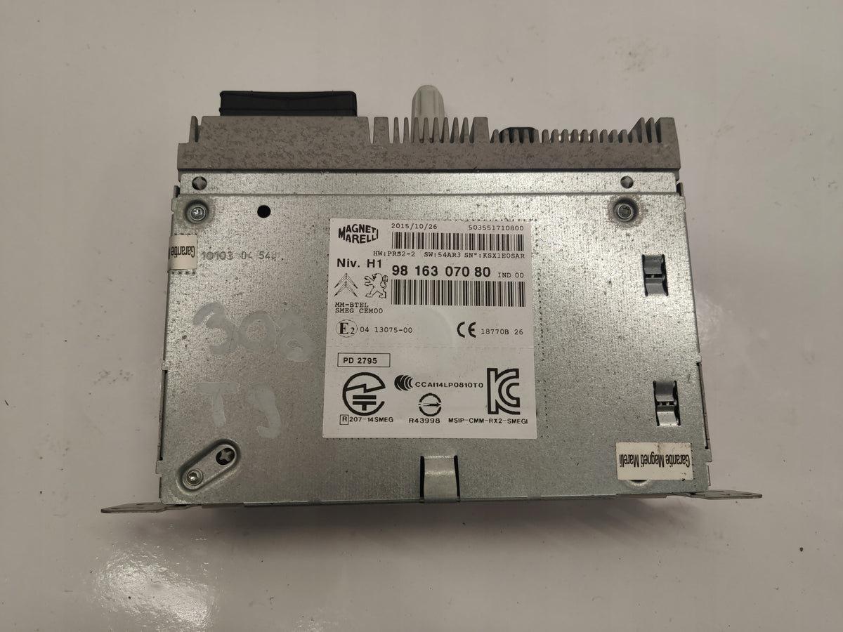 PEUGEOT 308 T9 RADIO NAVIGATION GPS 9816307080