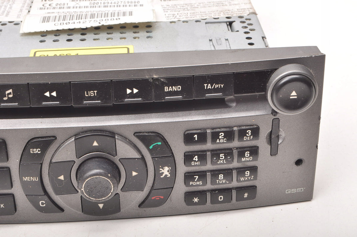 PEUGEOT 407 RADIO NAVIGATION 96632912YW