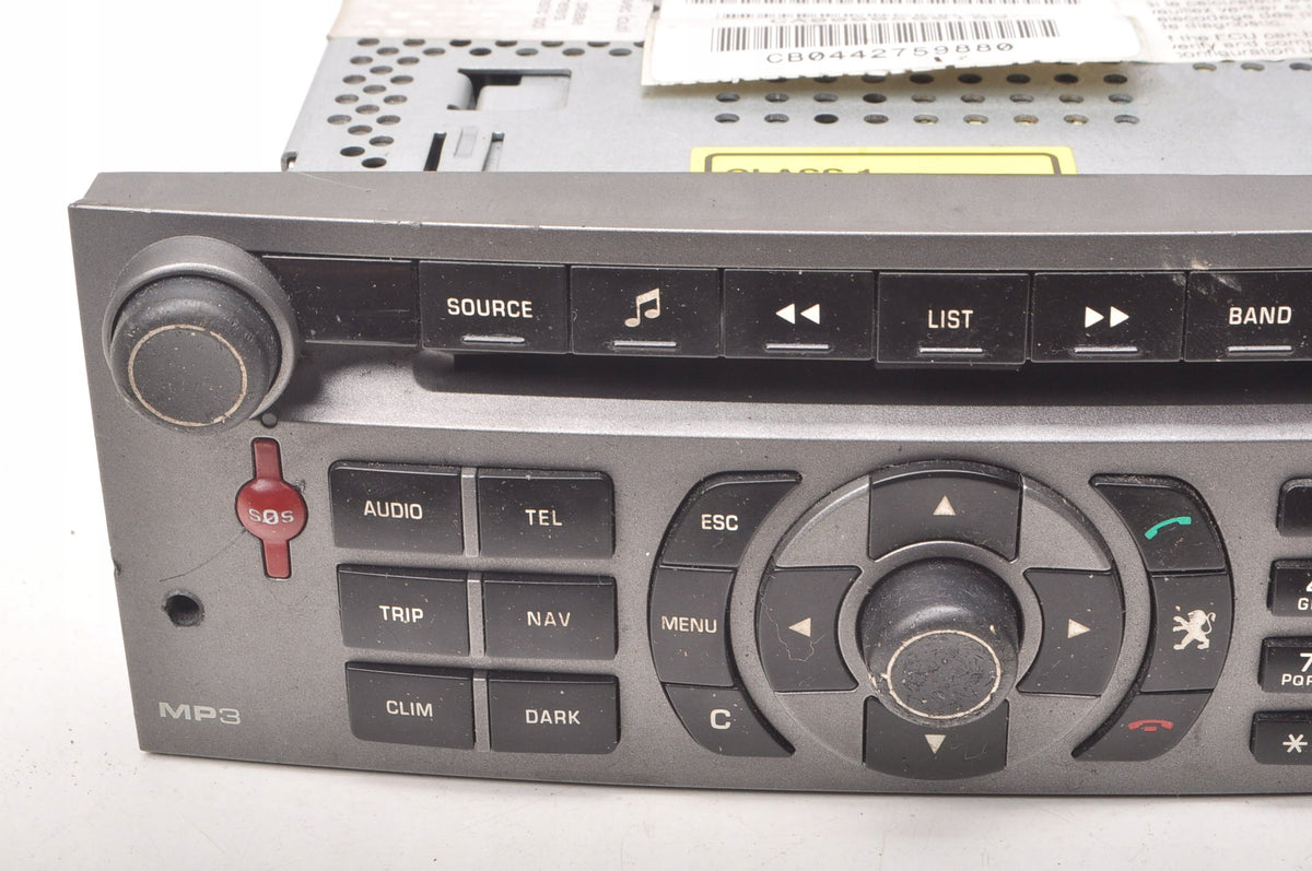 PEUGEOT 407 RADIO NAVIGATION 96632912YW