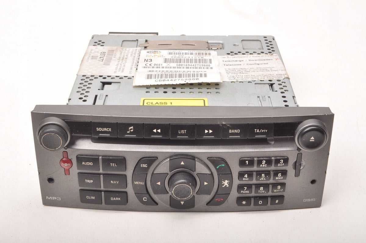 PEUGEOT 407 RADIO NAVIGATION 96632912YW