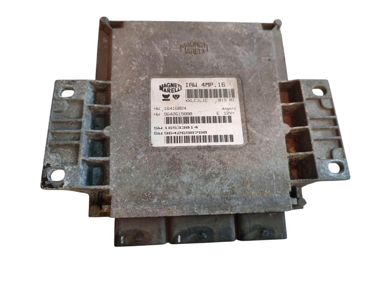 PEUGEOT ENGINE COMPUTER 607 2.2 16V 158KM 3FZ 9642698780 IAW4MP.16