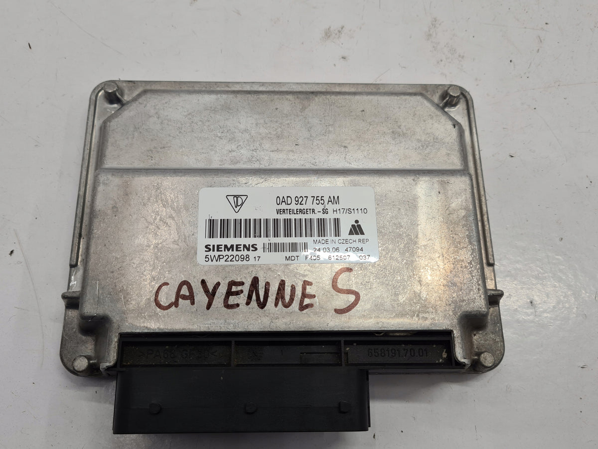 PORSCHE CAYENNE S REDUCER MODULE 0AD927755AM