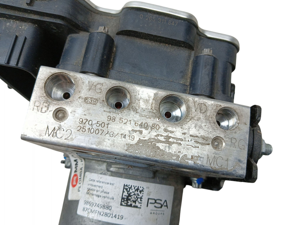 PUMP CONTROLLER ABS PEUGEOT 5008 III 3008 III 9852164080 9869749880