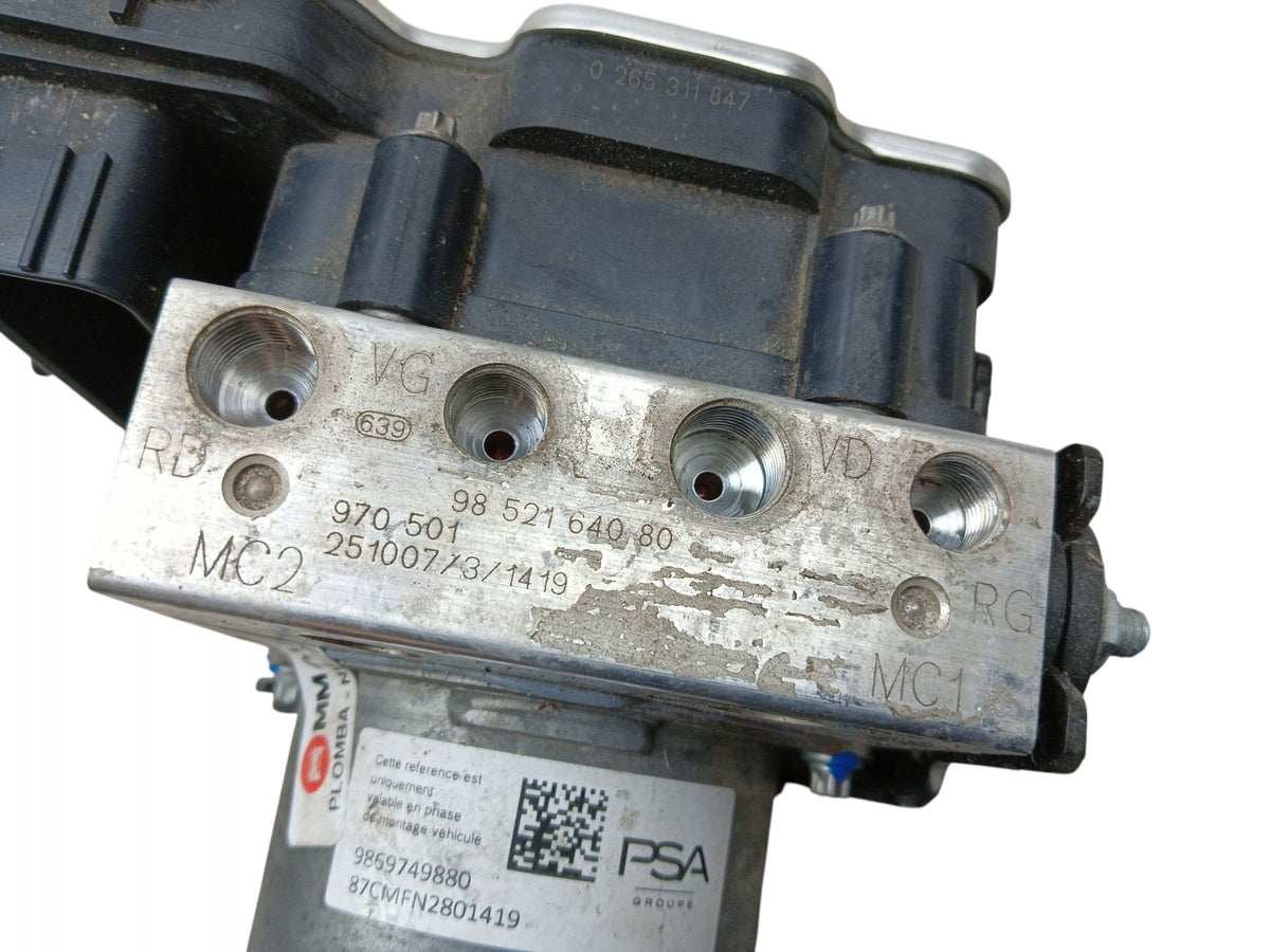 PUMP CONTROLLER ABS PEUGEOT 5008 III 3008 III 9852164080 9869749880