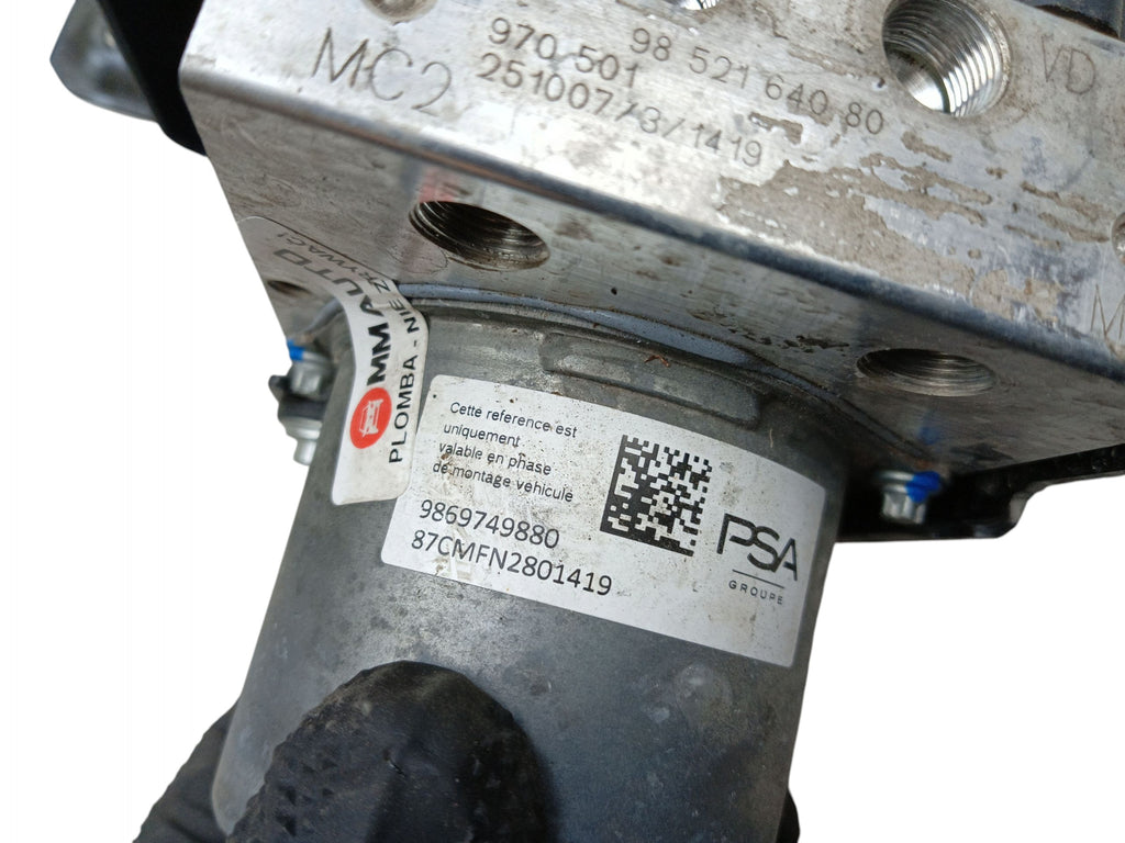 PUMP CONTROLLER ABS PEUGEOT 5008 III 3008 III 9852164080 9869749880